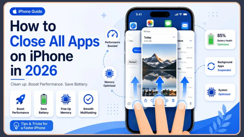 How to Close All Apps on iPhone
