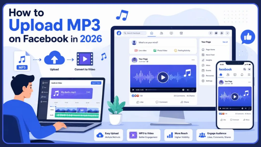 How to Upload MP3 on Facebook 2026