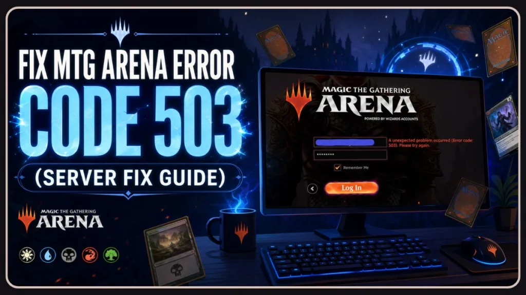 MTG Arena Error 503 Solution