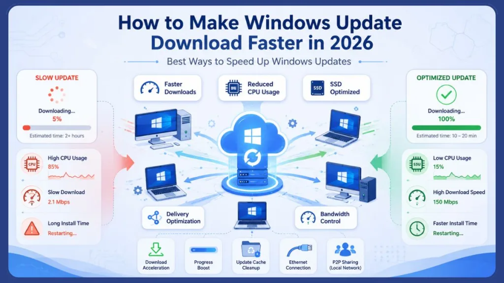 Make Windows Update Download Faster