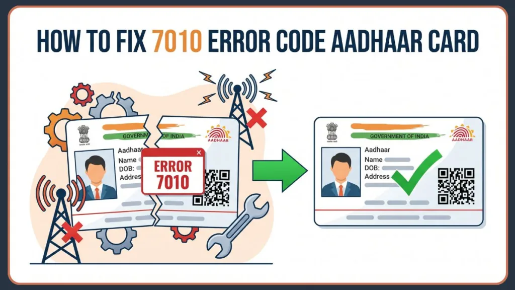 Uidai Error 7010 Solution