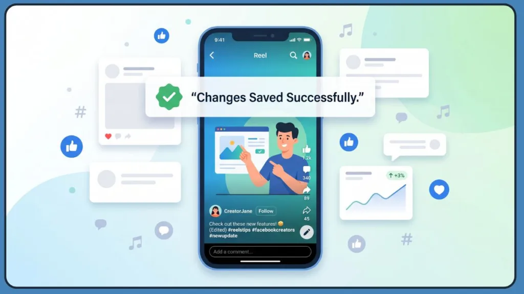 Update Facebook Reel Description Without Deleting