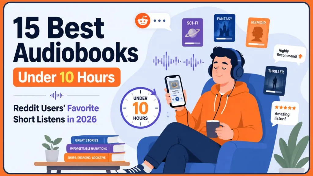 15 Best Audiobooks Under 10 Hours