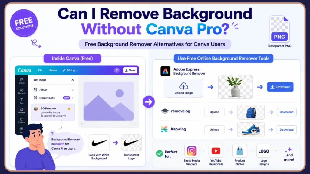 Canva Free vs Free Background Removal Tools