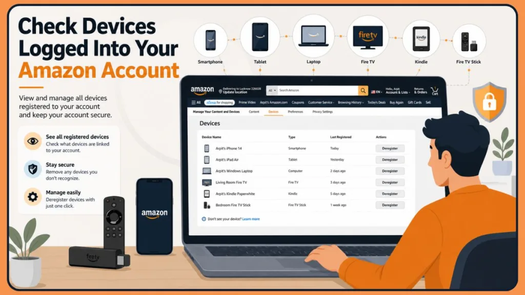 Check Devices Logged Into Your Amazon Account