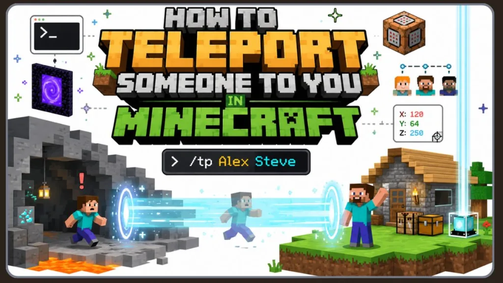 Command To Teleport Someone Minecraft