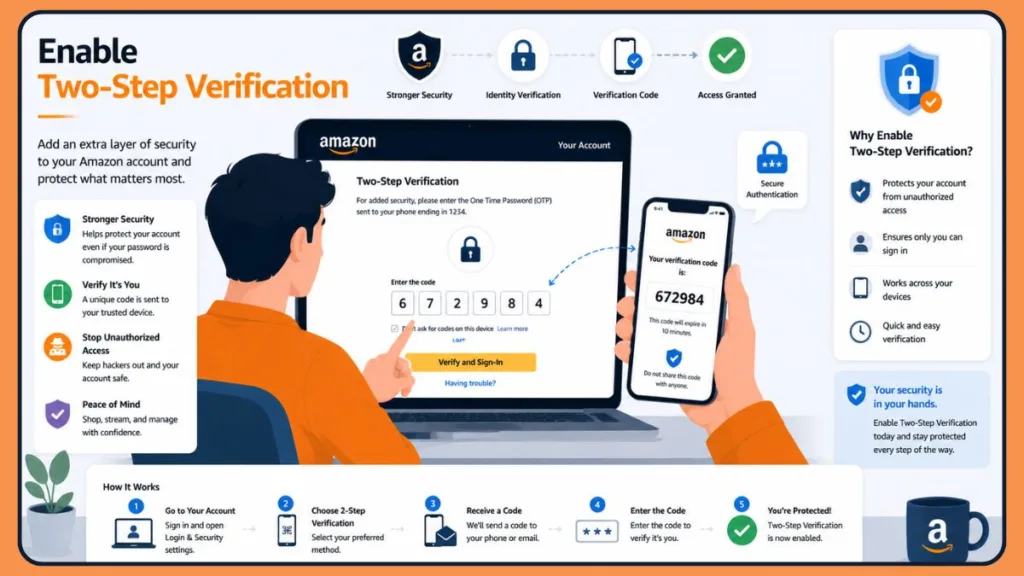 Enable Two-Step Verification For Security