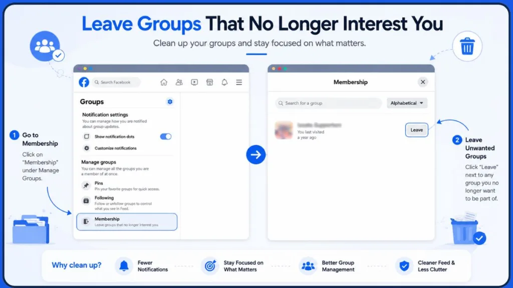 Fastest Way To Delete Facebook Groups