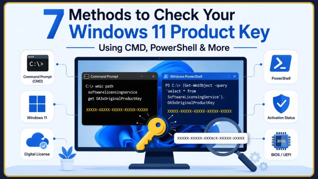 Find Windows 11 Product Key Using CMD
