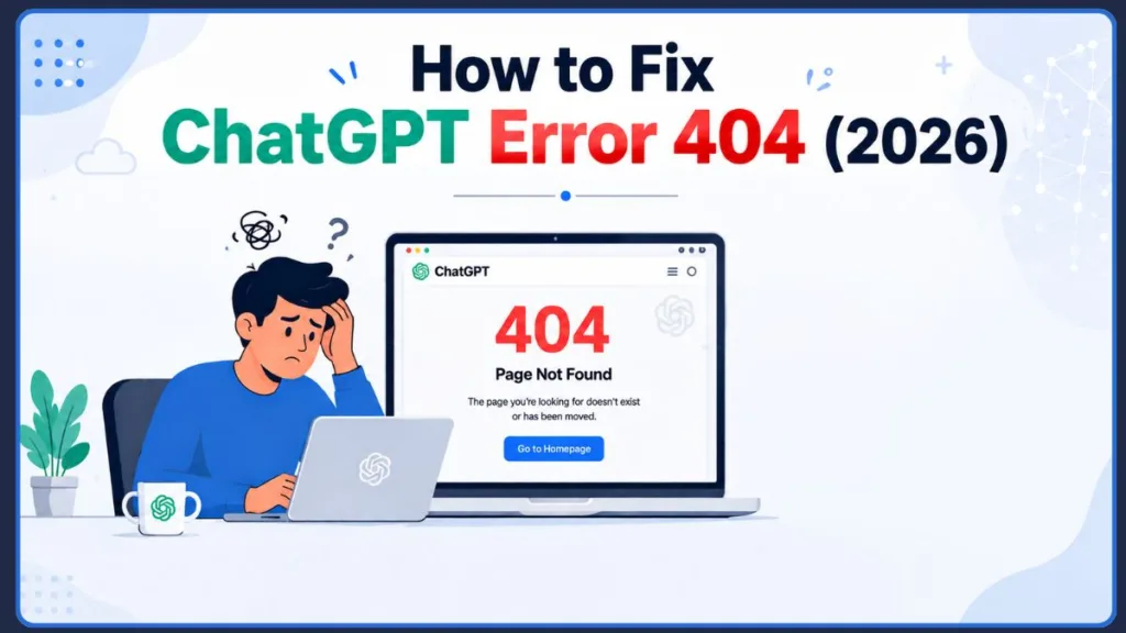 Fix ChatGPT Error 404