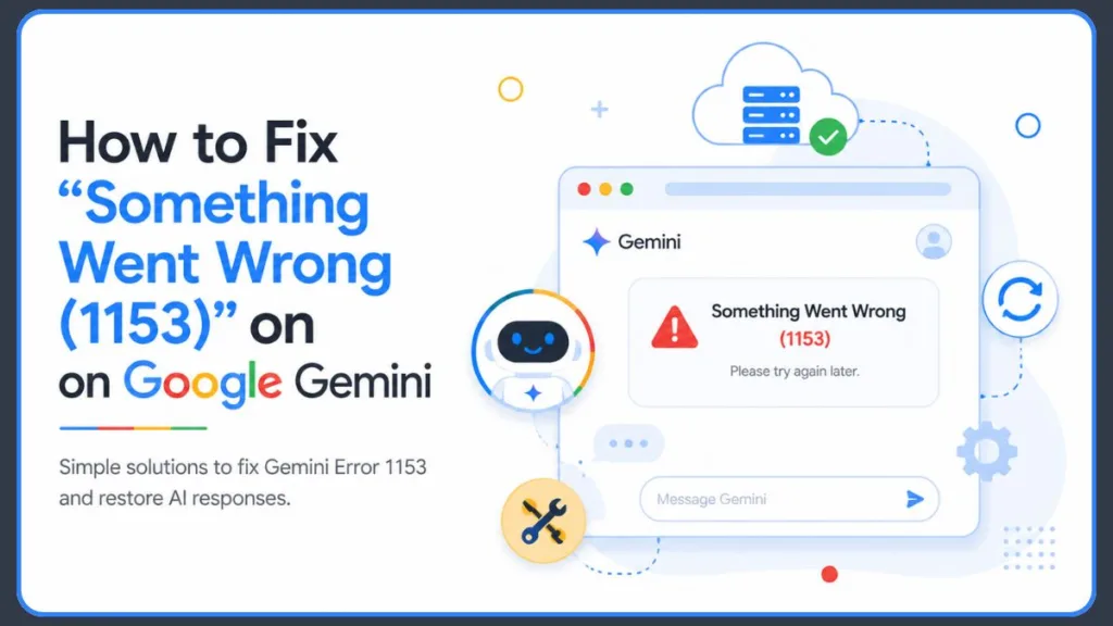 Fix Gemini Something Went Wrong Error 1153
