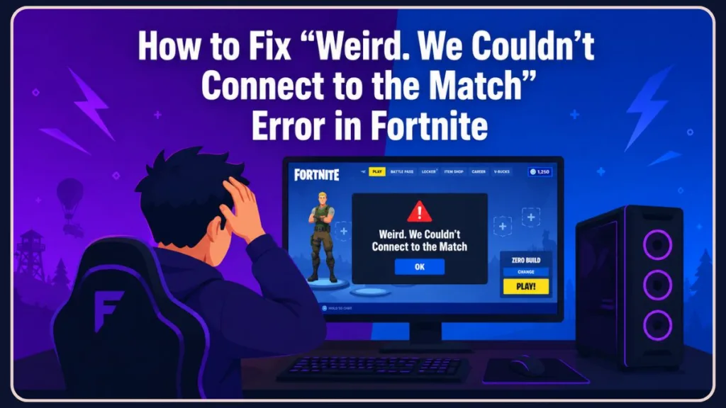 Fortnite Live Event Matchmaking Error