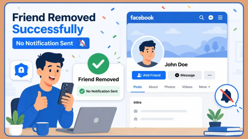Friend Removed Successfully