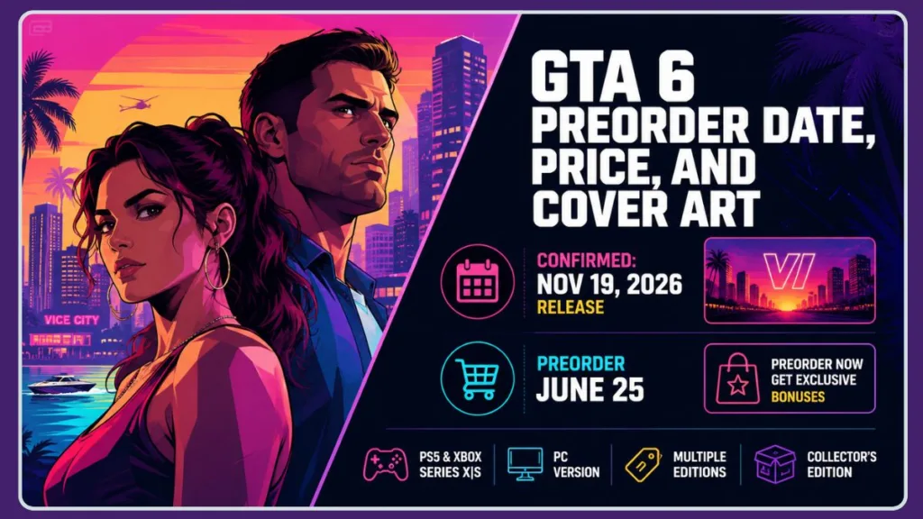GTA 6 Preorder Details And Announcement