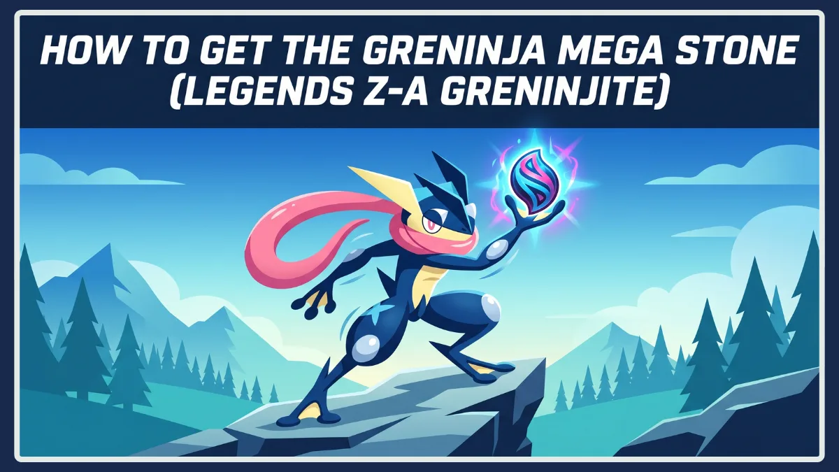 How to Get the Greninja Mega Stone (Legends Z-A Greninjite) - Izoate