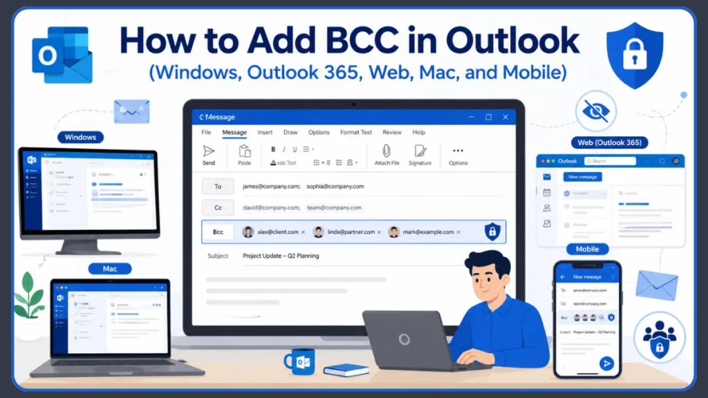 How To Add Bcc In Outlook