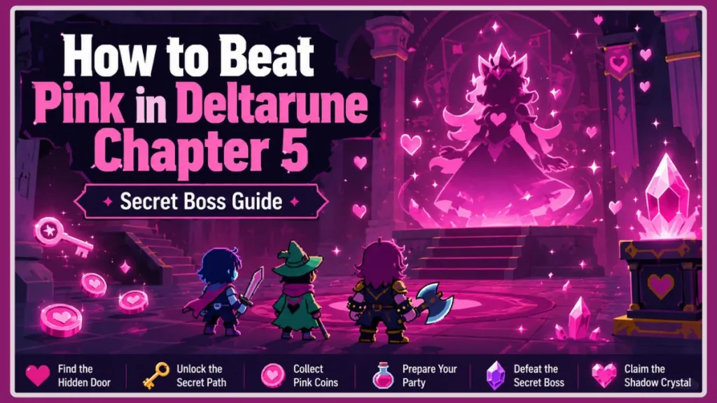 How To Beat Pink In Deltarune