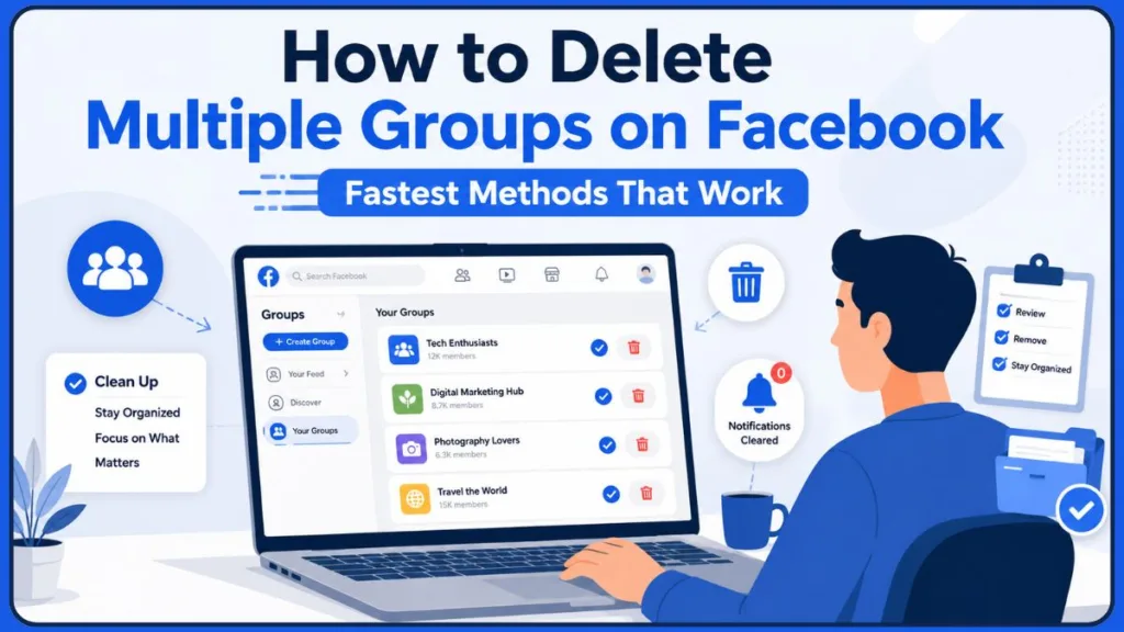 How To Delete Facebook Groups Quickly