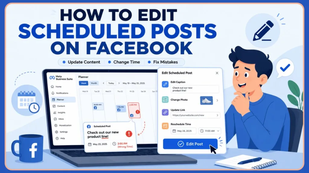 How To Edit Scheduled Posts On Facebook