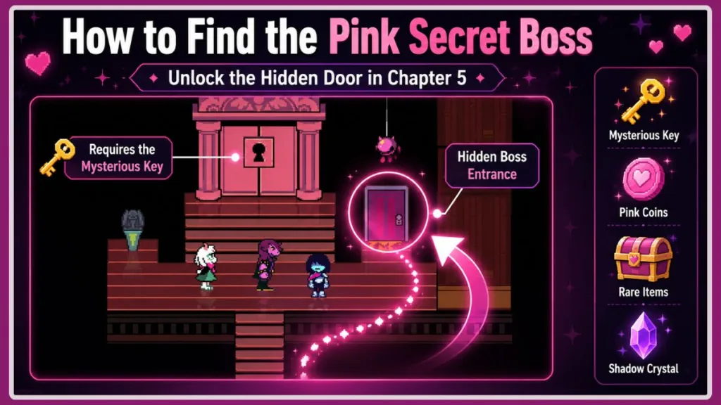 How To Find The Pink Secret Boss