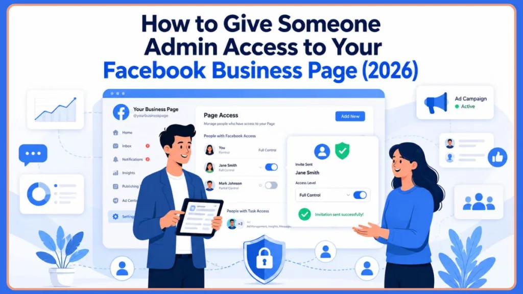 How To Manage Facebook Page Admin Access