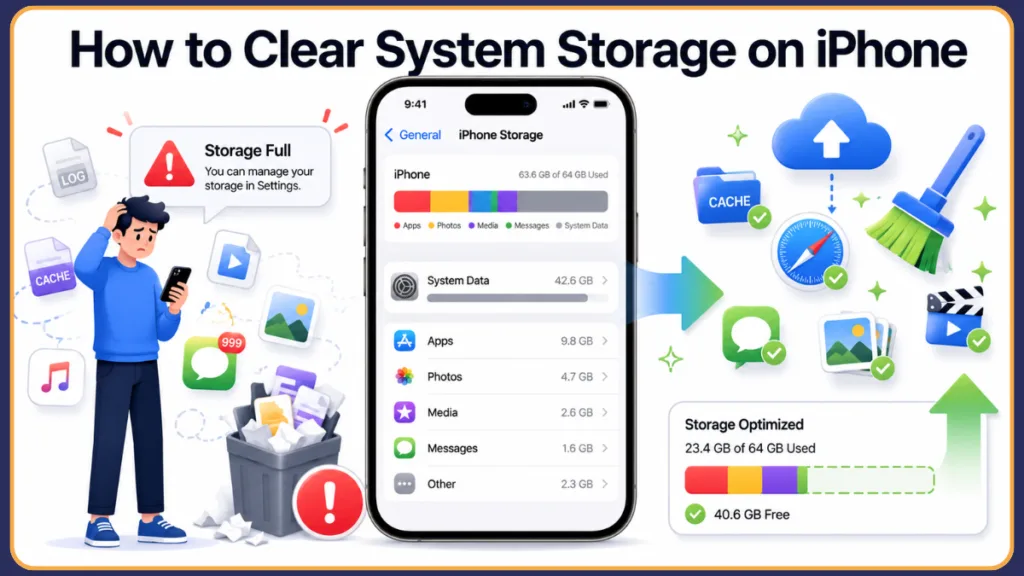 How To Reduce System Data On iPhone