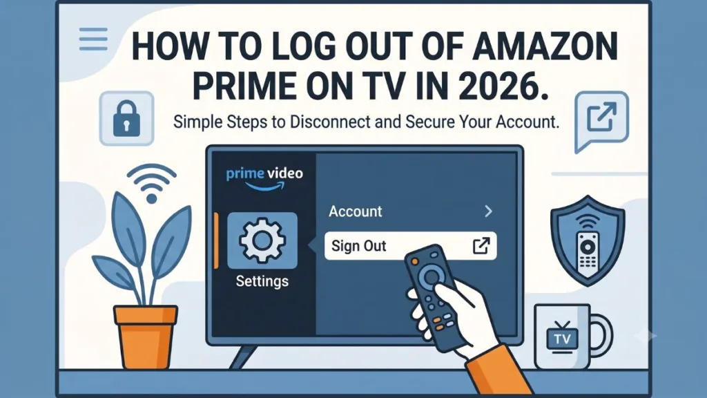 How To Sign Out Of Prime Video On Smart TV
