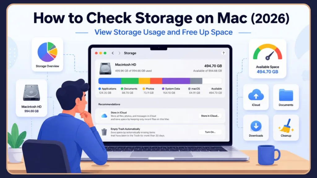 How to Check Storage on Mac in 2026