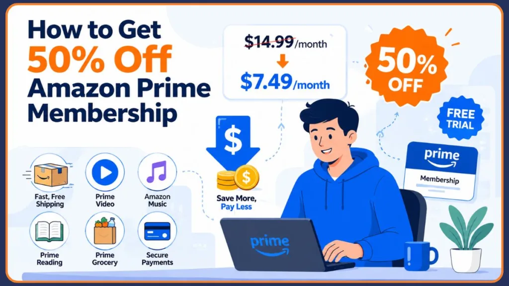 How to Get 50% Off Amazon Prime Membership