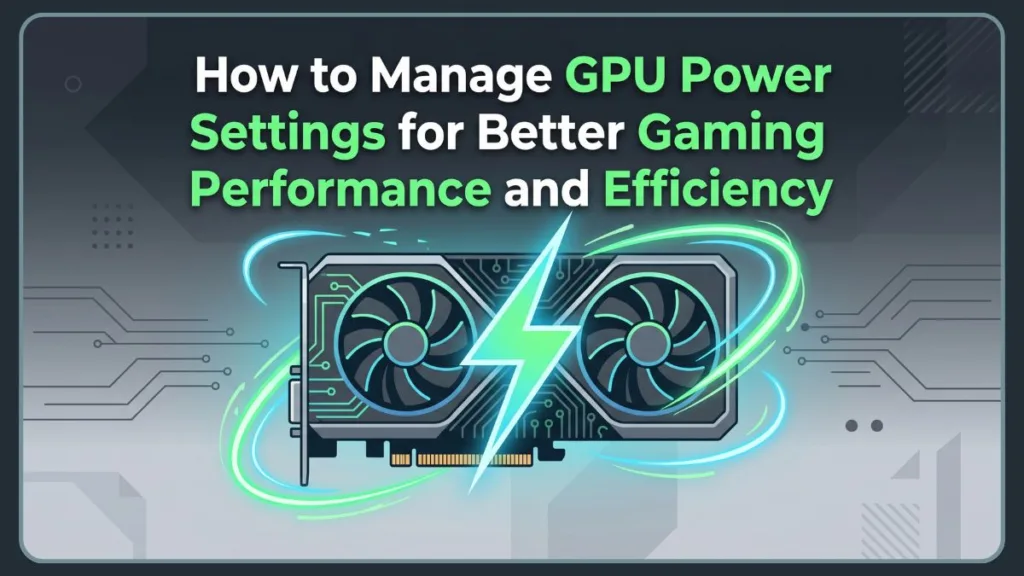 Managing Power Settings for GPU