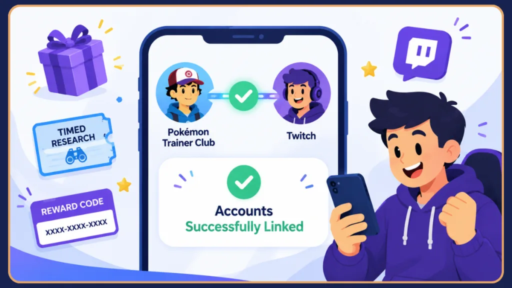 Pokémon Account Linked With Rewards