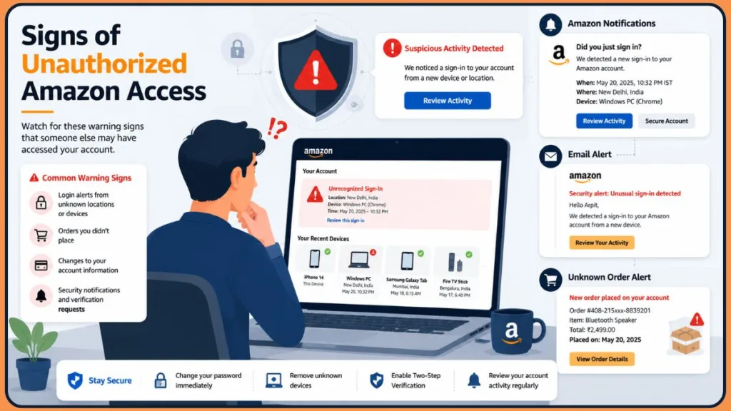 Signs of Unauthorized Amazon Access