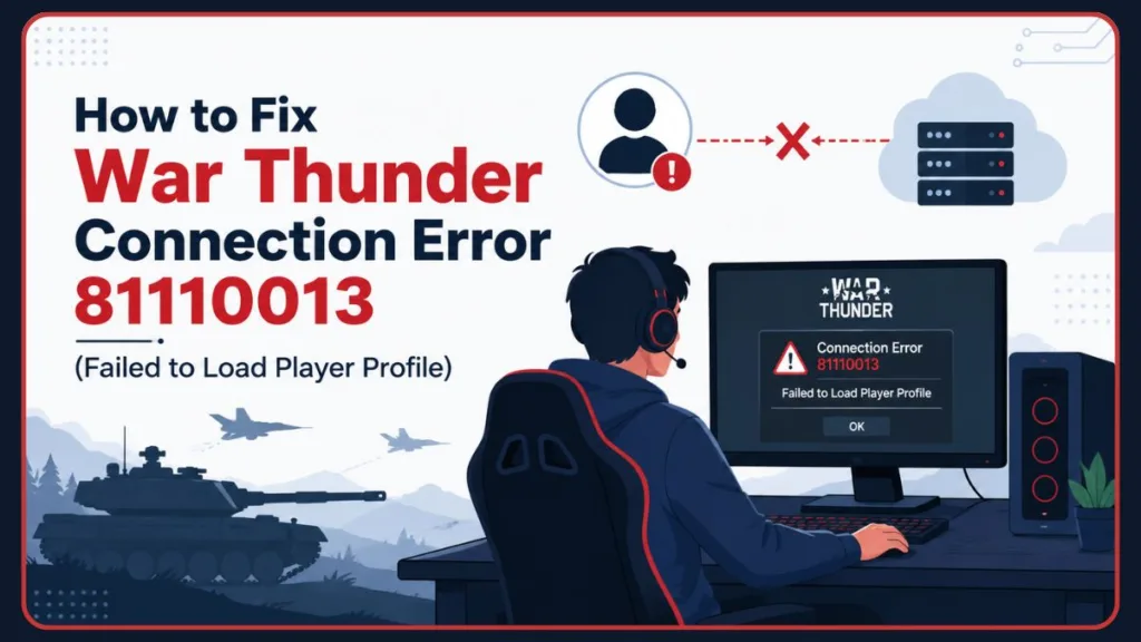 War Thunder Connection Error 81110013