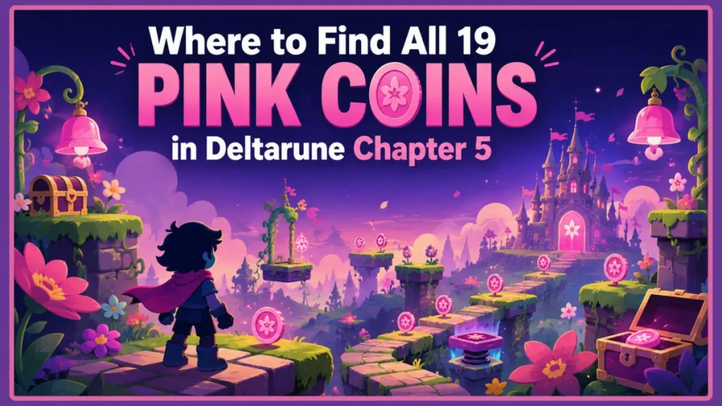 Where To Find Pink Coins Deltarune Chapter 5