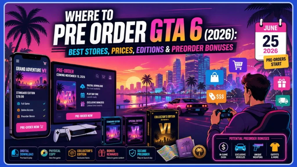 Where To Pre Order GTA 6