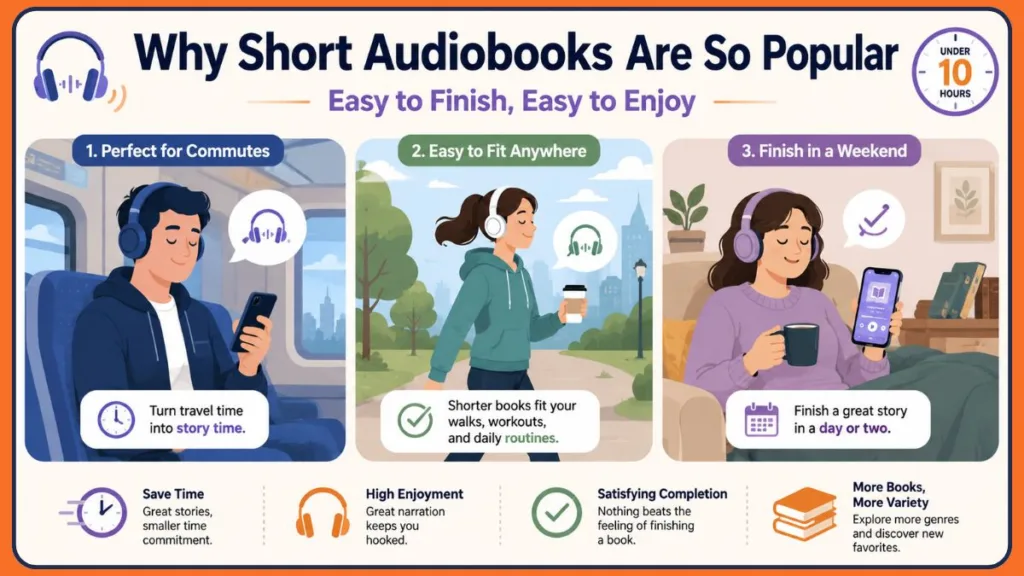 Why Short Audiobooks Are So Popular