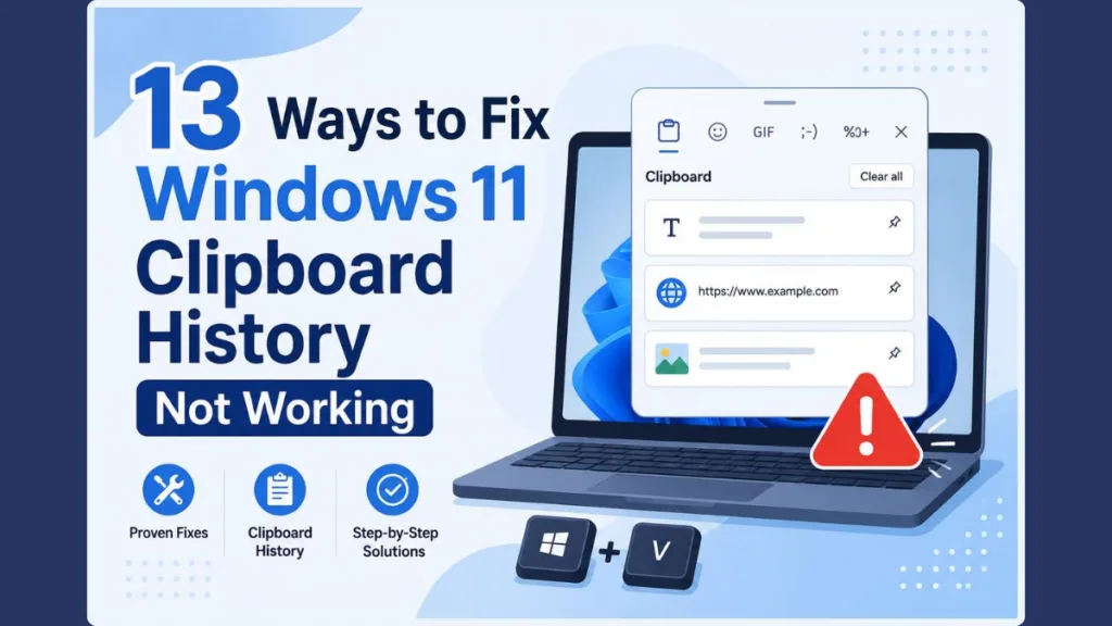 Windows 11 Clipboard History Fix