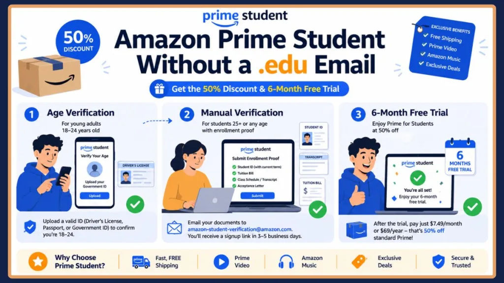 Amazon Prime Student Verification Steps