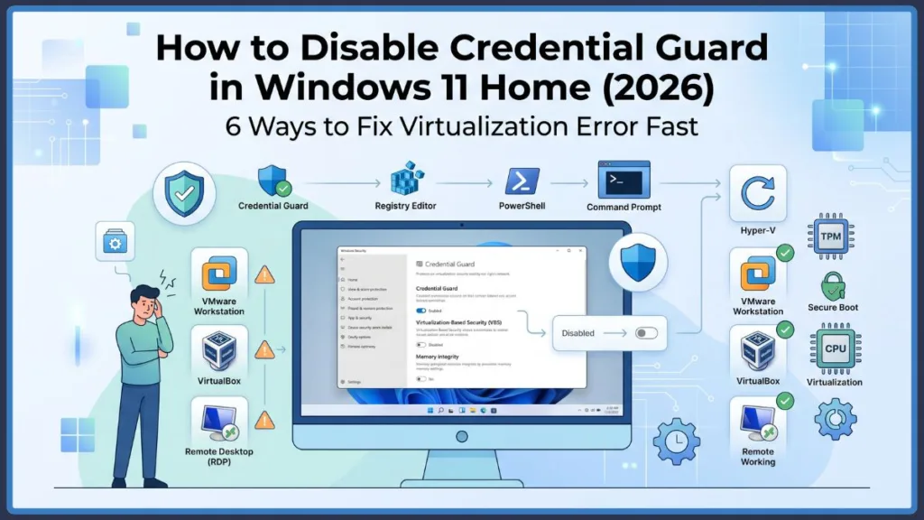 Disable Credential Guard Windows 11 Home