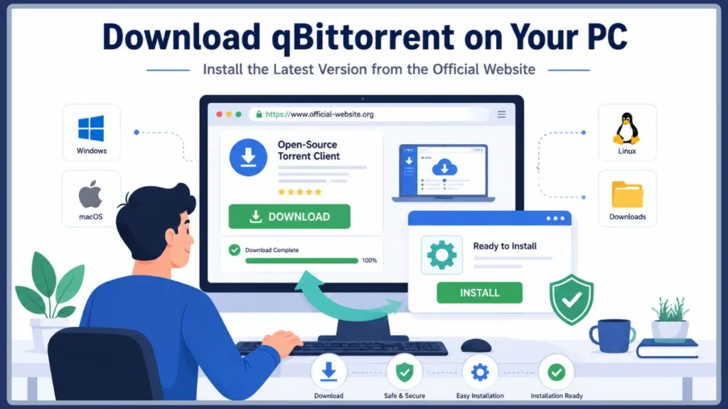 Download And Install qBittorrent Easily