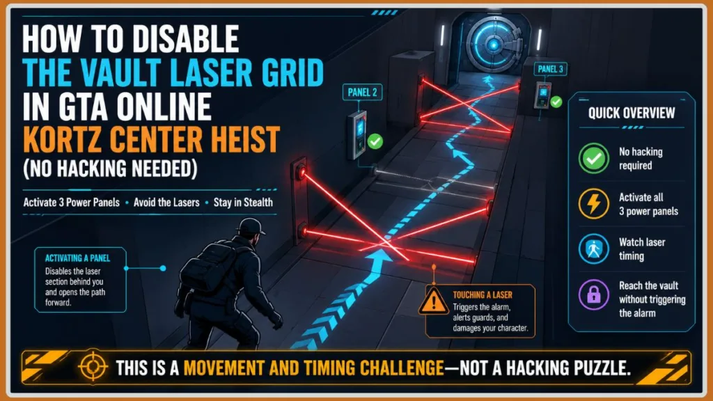 GTA Online Kortz Center Vault Laser Grid