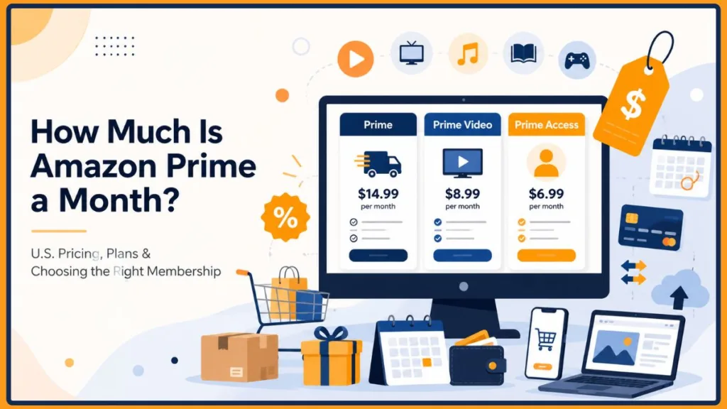 How Much is Amazon Prime a month in the U.S
