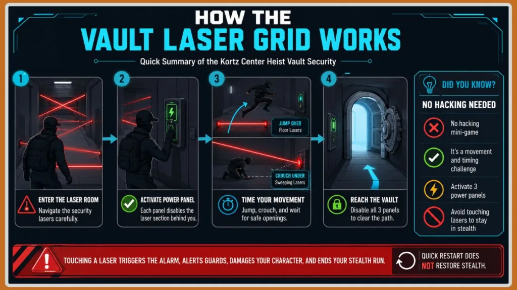 How The Vault Laser Grid Works