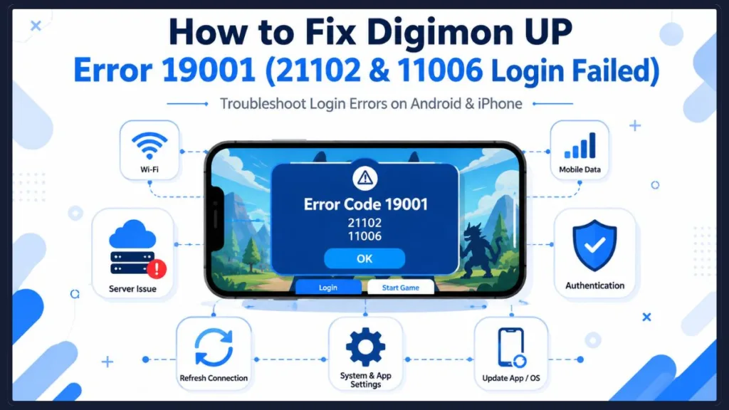 How To Fix Digimon Up Login Error
