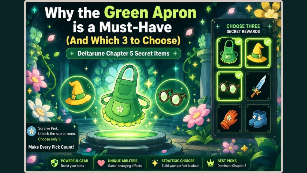 How To Get The Green Apron in Chapter 5