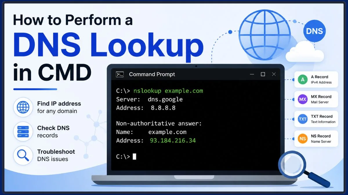 DNS Lookup CMD: How to Check DNS Records with Nslookup - Izoate