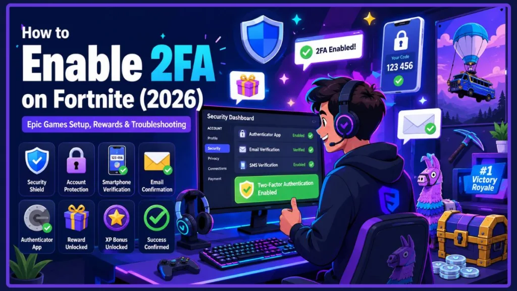 How to Enable 2FA on Fortnite