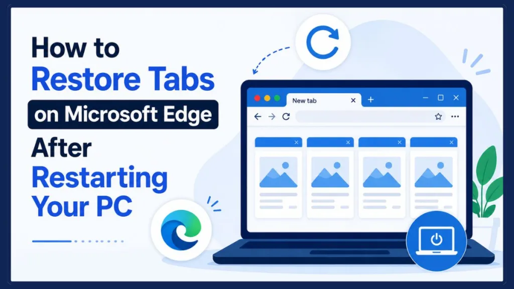How to Restore Tabs on Microsoft Edge After Restarting Your PC