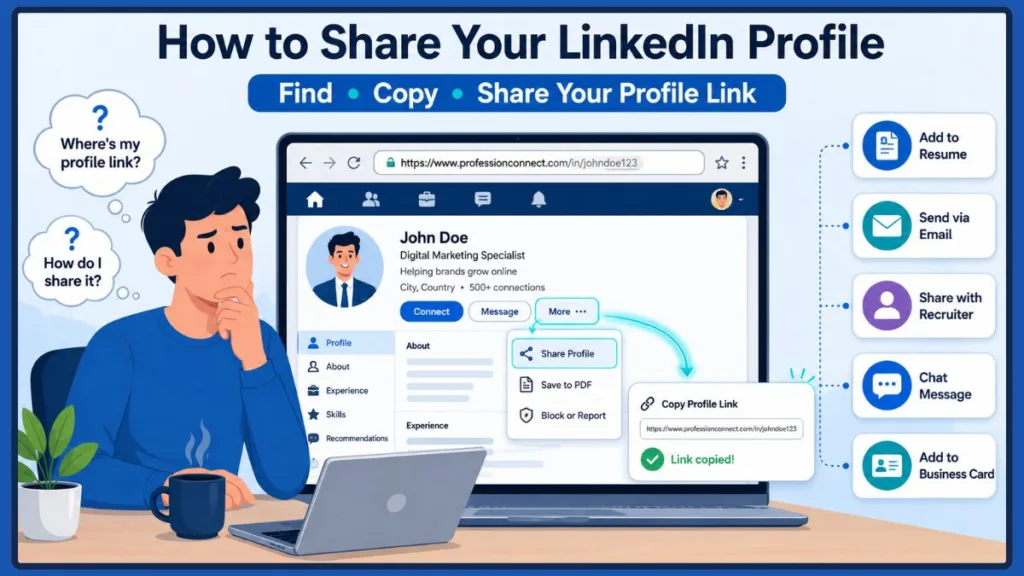 How to Share Your LinkedIn Profile