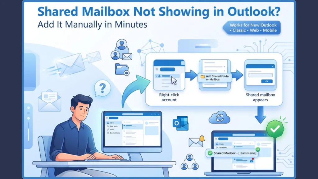 Shared Mailbox Not Showing in Outlook